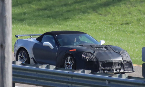 2018 Corvette ZR1 Convertible - первые шпионские снимки