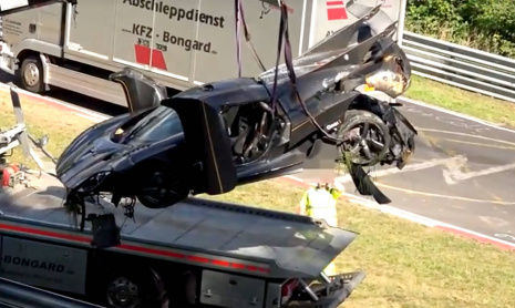 Новый Koenigsegg разбился во время тестирования в Швеции