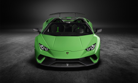 Lamborghini Huracan Performante Spyder был снят без камуфляжа