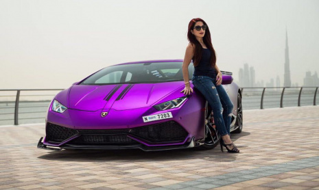 Фиолетовый Revozport Lamborghini Huracan Razmig