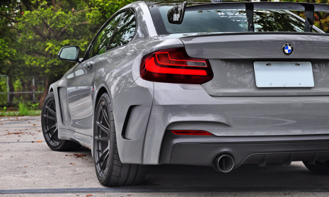 Потрясающий Manhart BMW M235i с колесами HRE