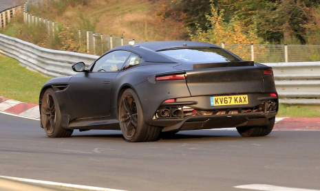 Следующее поколение Aston Martin Vanquish - первые шпионские снимки