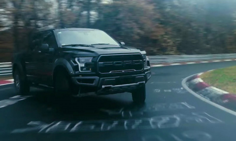 Дрифт Ford F-150 Raptor на Нюрбургринге
