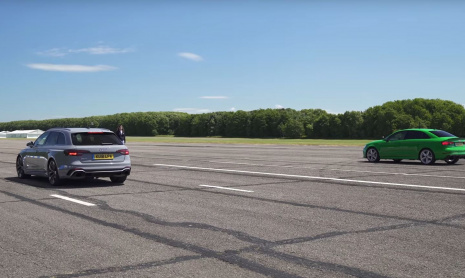 Седан Audi RS3 против RS4 Avant - удивительный результат