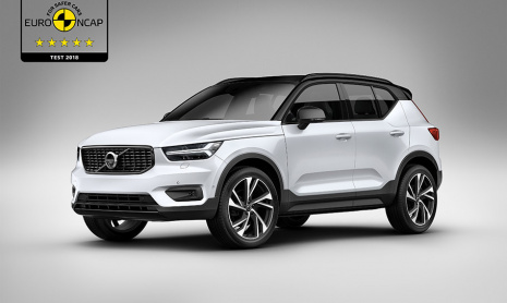 Volvo XC40 получает пятизвездочный рейтинг в тестах NCAP 2018