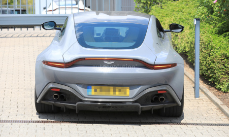 2020 Aston Martin V8 Vantage S был замечен возле Нюрбургринга