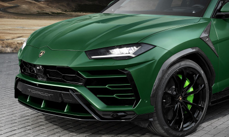Lamborghini Urus в военном зеленом цвете и карбоне от TopCar