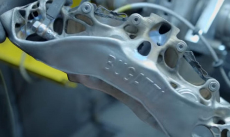 Bugatti тестирует свои титановые суппорты, напечатанные на 3D-принтере