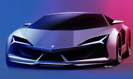 Концепт дизайна будущего Lambo Aventador