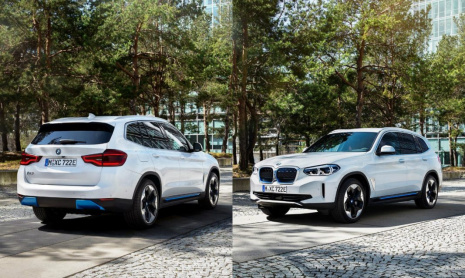 Фотографии полный электрического внедорожника 2021 BMW iX3 появились в сети