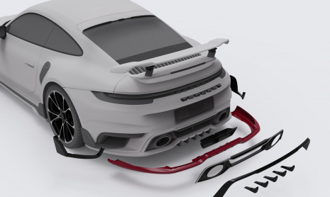 Techart превращает Porsche 911 Turbo S в истребитель McLaren 720