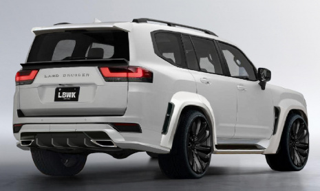 Новый Toyota Land Cruiser получил тюнинг от Liberty Walk