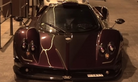 Кто-то заплатил безумную сумму за фиолетовый Pagani Zonda Льюиса Хэмильтона