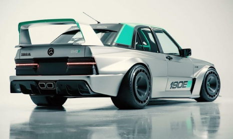 Ретро концепт Mercedes-Benz 190E Evo II невероятно крут