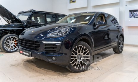 Защита радиаторов в Porsche Cayenne 958 на весь срок владения