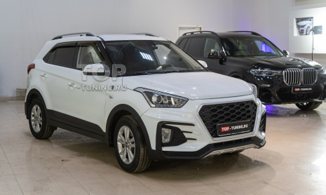 Передний бампер Атом для Хендай Крета – установка