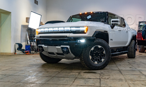 Максимальная защита Hummer Ev на 10 лет. Оклейка пленкой STEK Dyno Shield