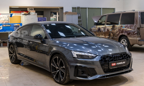 Установка сетки-фильтра в Audi A5 2 поколение F5 рестайлинг