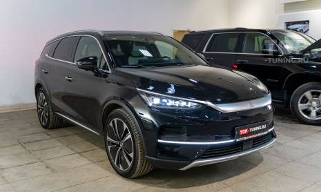 Оклейка пленкой STEK зоны риска BYD Tang