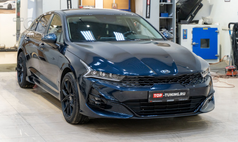 Монтаж электронной выхлопной системы iXsound для Kia K5