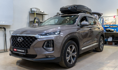 Замена светодиодных ламп в салоне Hyundai Santa Fe IV поколения