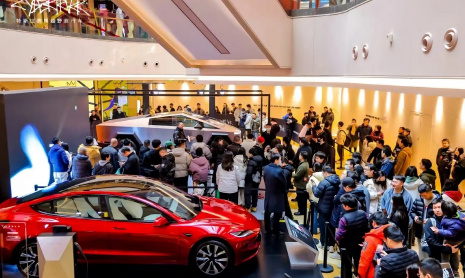 Tesla Cybertruck вызывает огромный интерес в Китае, несмотря на ограничения продаж