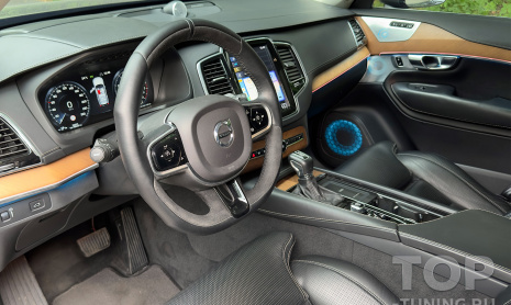 Замена руля на Вольво ХС90 – обзор до и после установки EG Heico R-Desing