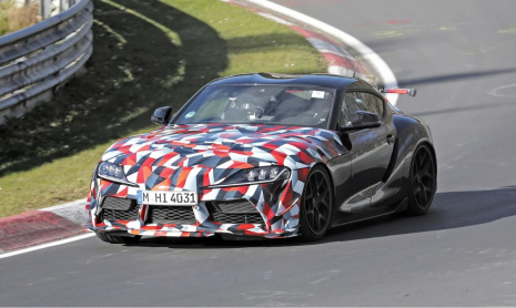 Новая Toyota Supra GRMN с большим крылом может получить полноценный двигатель BMW M