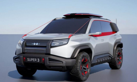 Опубликованы официальные изображения камуфляжа Fang Cheng Bao Bao 3 от BYD