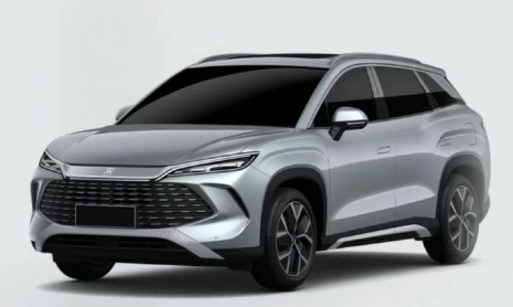 Новый автомобиль BYD PHEV, замеченный в Китае, Song L DMI-i, использует технологии 5-го поколения