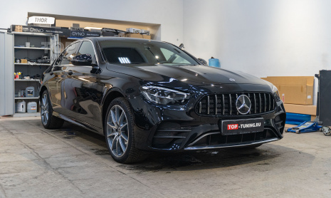 Апгрейд решетки радиатора Mercedes E-class W213