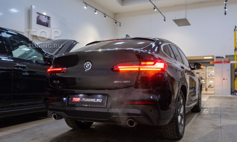 Переделка задних фонарей BMW X4 под Европу