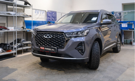 Защитные сетки в радиатор и бампер Chery Tiggo 7 Pro MAX