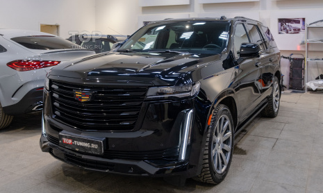 Профессиональное удаление всего хрома для Cadillac Escalade V