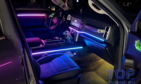 Установка динамической подсветки салона М4 24 в 1 в Хавал Дарго