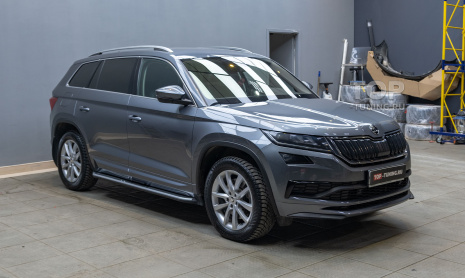 Тюнинг обвеса, керамика кузова и бронирование оптики для Skoda Kodiaq I