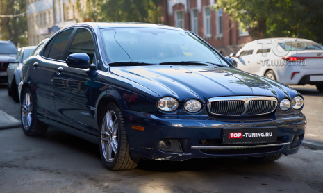 Монтаж парящих эмблем для колесных дисков Jaguar X-Type