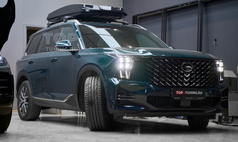 Установка защитной сетки в бампер и решетку радиатора GAC GS8 II