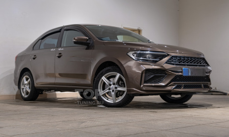 Установка переднего тюнинг-бампера для Volkswagen Polo VI