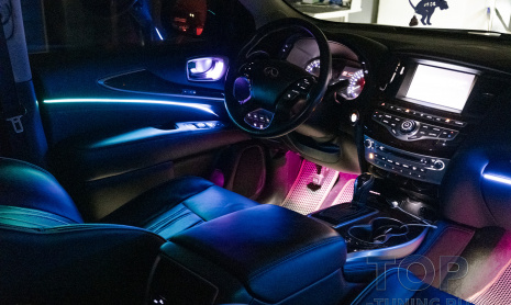 Атмосферная подсветка салона последнего поколения для Infiniti QX60 I рест