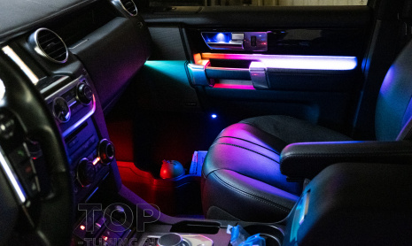 Атмосферная подсветка салона 18 в 1 для Land Rover Discovery IV рестайлинг
