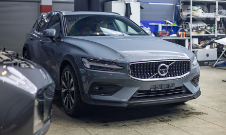 Доводчики в двери + шумоизоляция дверей Volvo V60 II