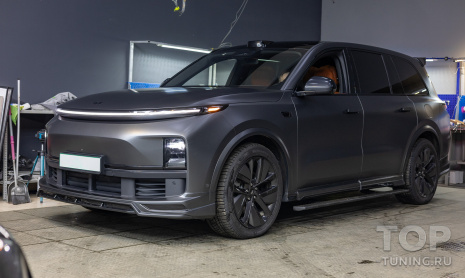 Установка би-линз в фары Lixiang L9 – тюнинг передней оптики