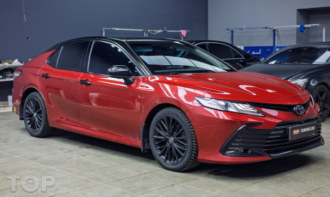 Модернизация заднего бампера Toyota Camry XV70 – установка диффузора