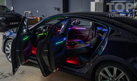 Установка комплексной светодиодной подсветки салона для новой Mazda 6 GJ