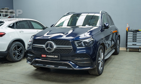 Доводчики в двери, шумоизоляция и силовые пороги-ступени для Mercedes GLE W167