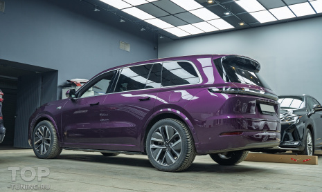 Яркие линзы в фары Lixiang L9 – тюнинг-апгрейд штатной передней оптики