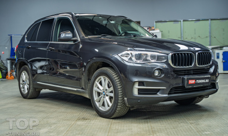 Монтаж системы бесштыревых доводчиков SmartLock Premium для BMW X5 F15