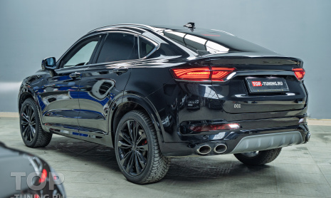 Атермальная тонировка задней полусферы и оклейка задней оптики Knewstar 001