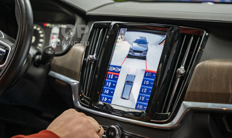 Круговой обзор 360° последнего поколения с парктронниками в Volvo V90 рестайлинг
